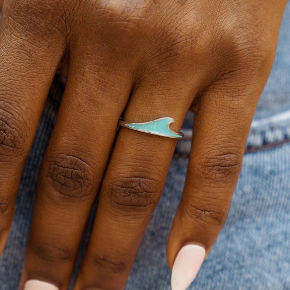 🎩 Pura Vida - Wave stacking ring - Picture 2 of 9